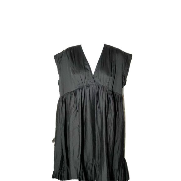 ENRICA black maxi dress Made in Japan one size fits all NWT - Picture 5 of 11